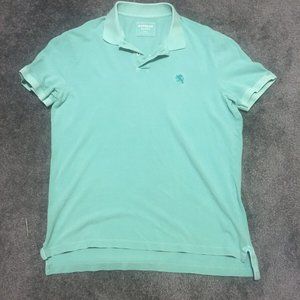 Express Pique Polo Pastel Green XL Cotton Casual/Work Polo Shirt
